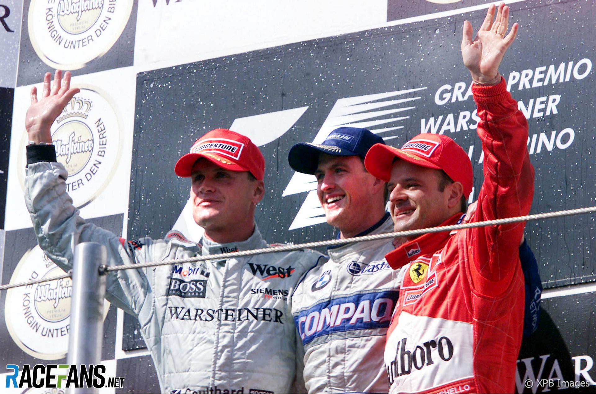 David Coulthard. Ralf Schumacher, Rubens Barrichello, Imola,. 2001