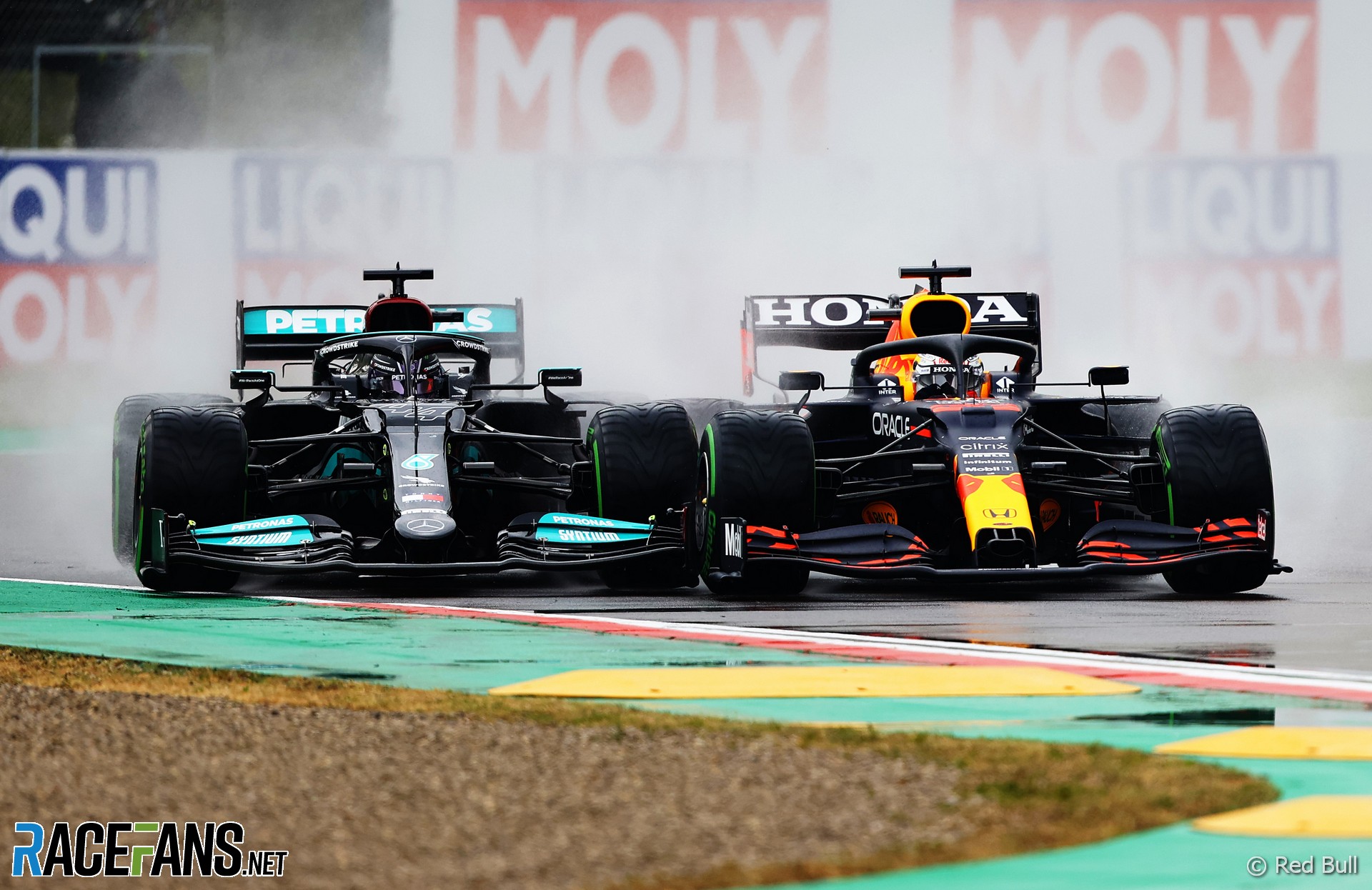 Lewis Hamilton, Max Verstappen, Imola, 2021