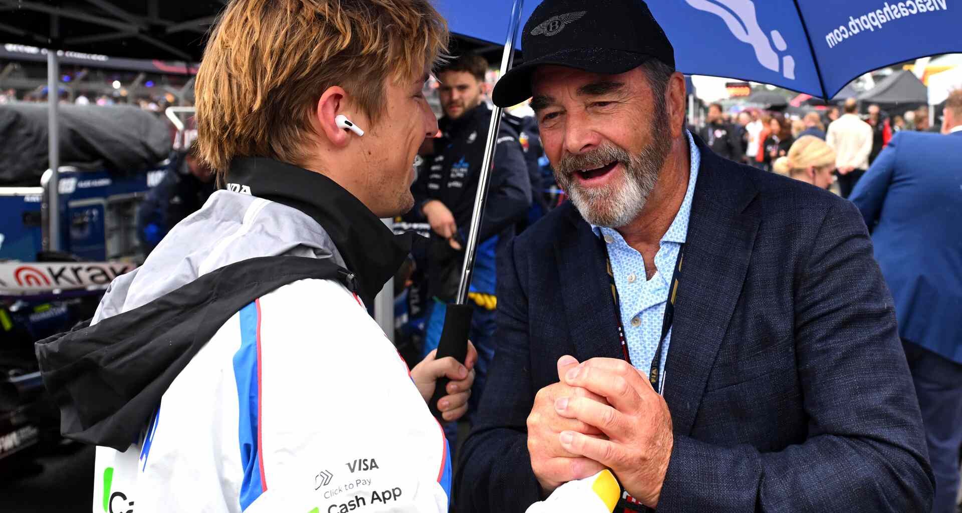 Liam Lawson, Nigel Mansell, Suzuka, 2026