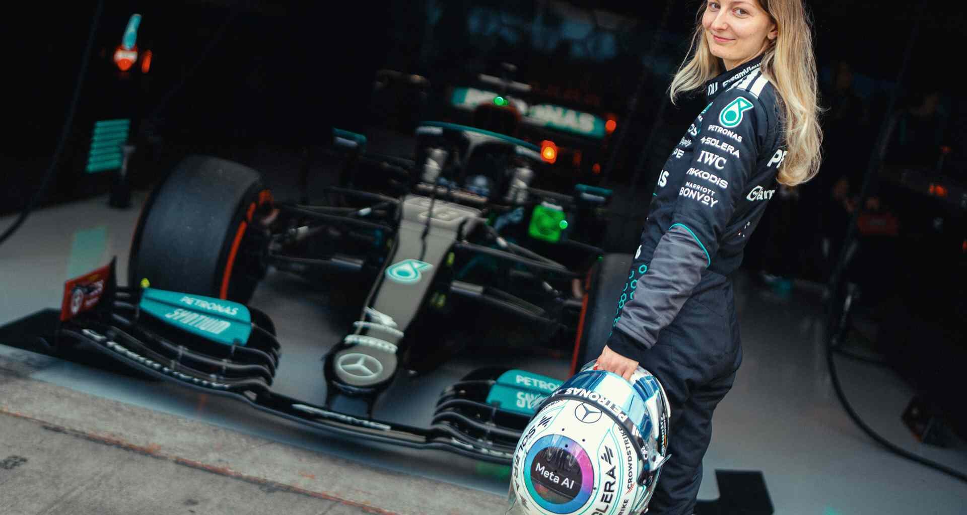 Doriane Pin, Mercedes, Silverstone, 2026