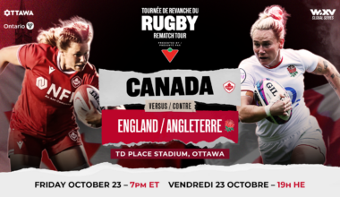 CANADA’S WOMEN’S RUGBY TEAM HEADS TO TD PLACE HOSTING ENGLAND FOR THE RUGBY REMATCH TOUR, PRESENTED BY CANADIAN TIRE — Rugby Canada