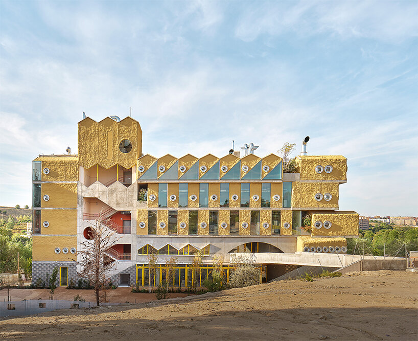 andrés jaque designs private school in madrid as a stacked and complex 'multiverse' - 2