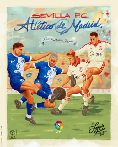 Artwork for La Liga's 'Jornada Retro'