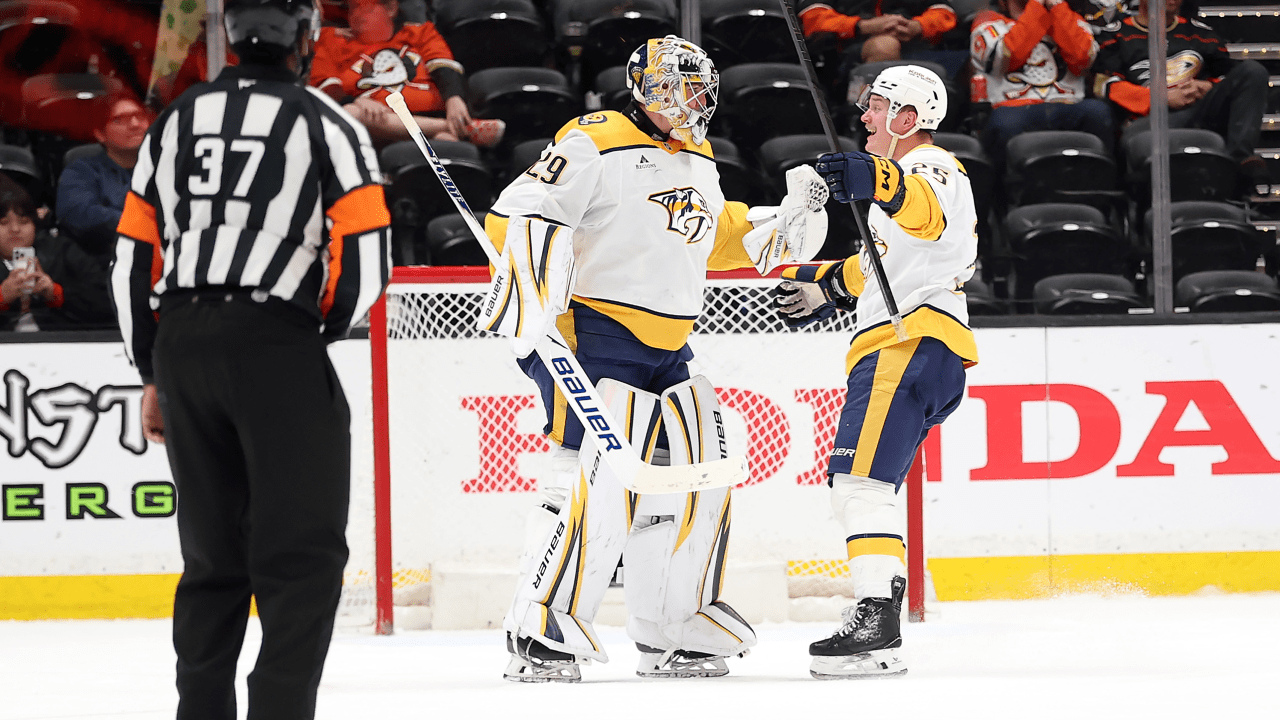 Annunen makes 43 saves, Predators shut out Ducks