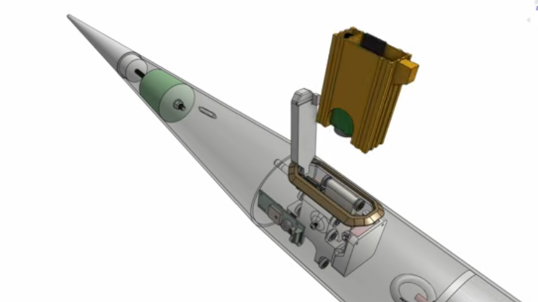 Photographing Rocket Chute Deployment At 10 Km