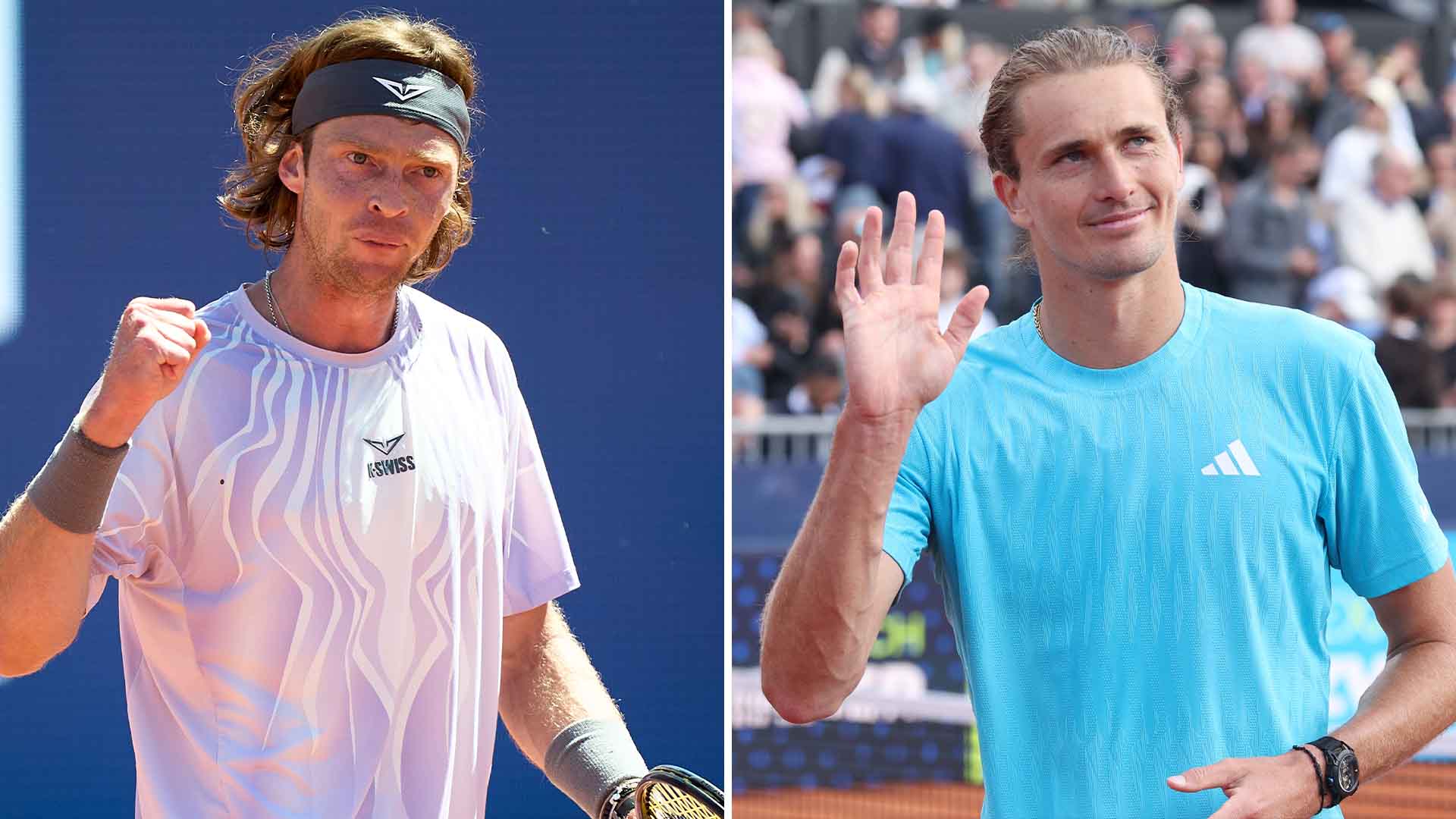 Andrey Rublev and Alexander Zverev are both into their 33rd ATP 500 quarter-finals. 
