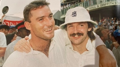 Jack Russell always wore that funny-looking cap. (Jackrussellart on X)