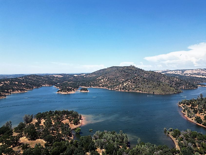 Folsom Lake, California.