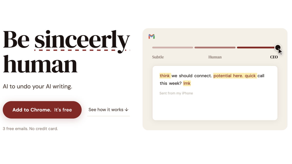 The 'Anti-Grammarly' Helps People Hide Their Participation in the AI Slop Era