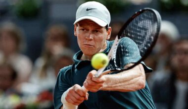 Sinner is chasing his first Madrid crown.