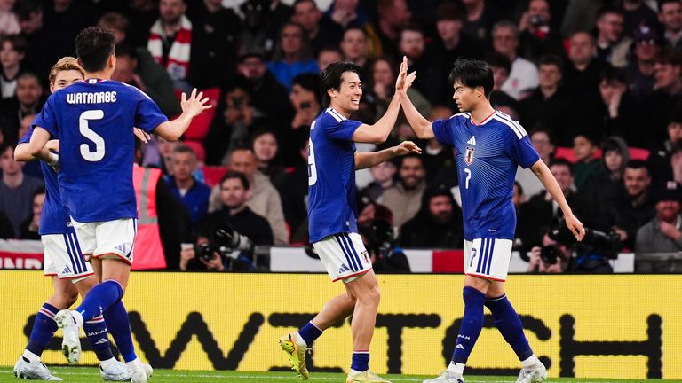 Brighton winger Kaoru Mitoma netted Japan's winner with his ninth international goal