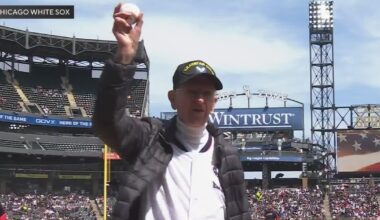 100-year-old WWII veteran honored at White Sox game against Nationals