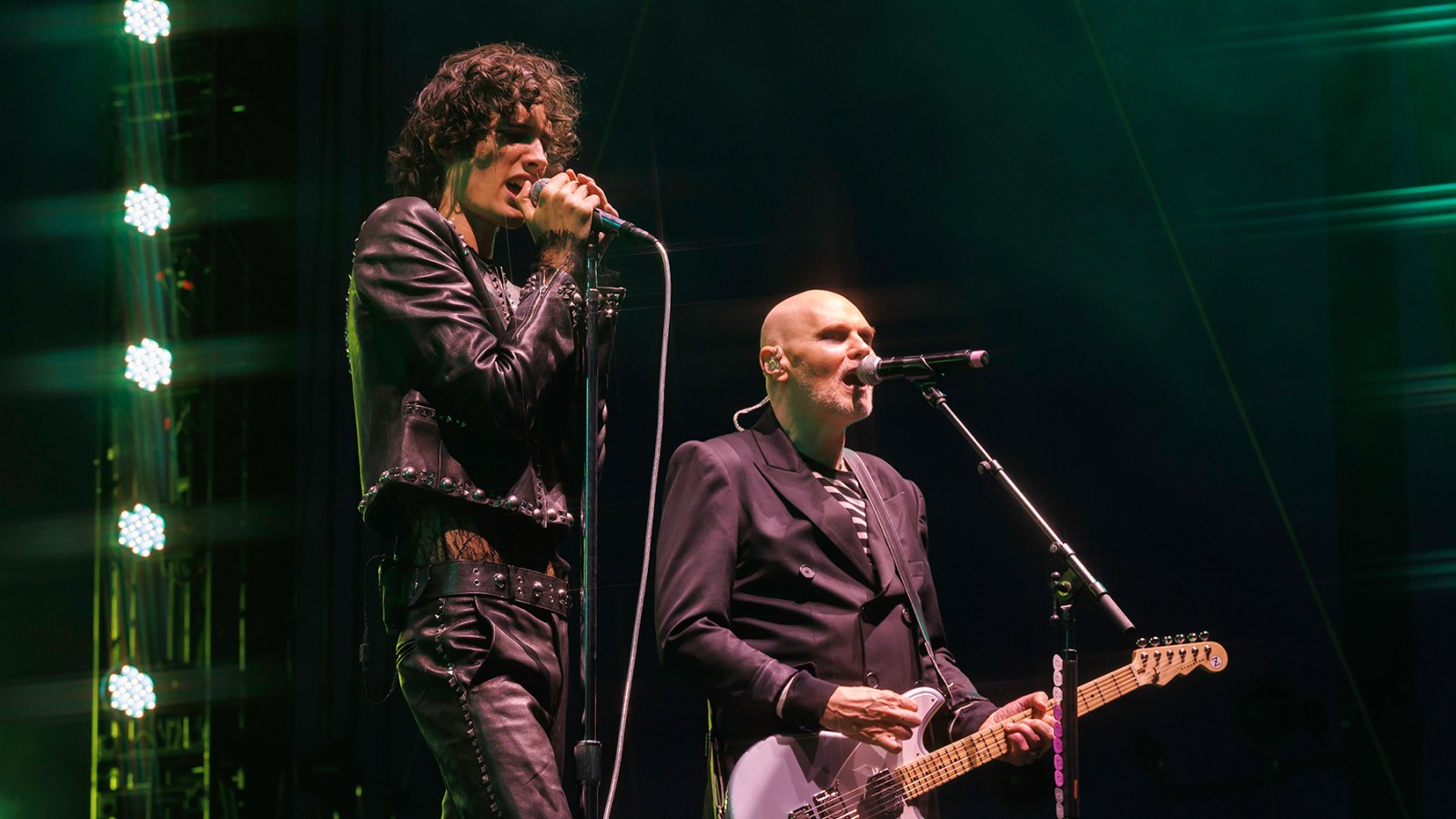 Sombr Performs Rock Hits With Billy Corgan at Coachella