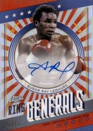 Sugar Ray Leonard Boxing Card
