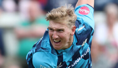 Sutherland out of county stint with shoulder injury