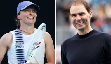 Iga Swiatek heaped praise on Rafael Nadal after her win in Stuttgart.