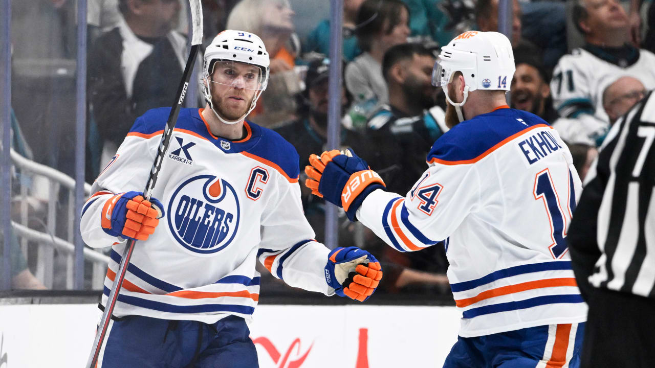 McDavid has hat trick, 5 points in Oilers win against Sharks
