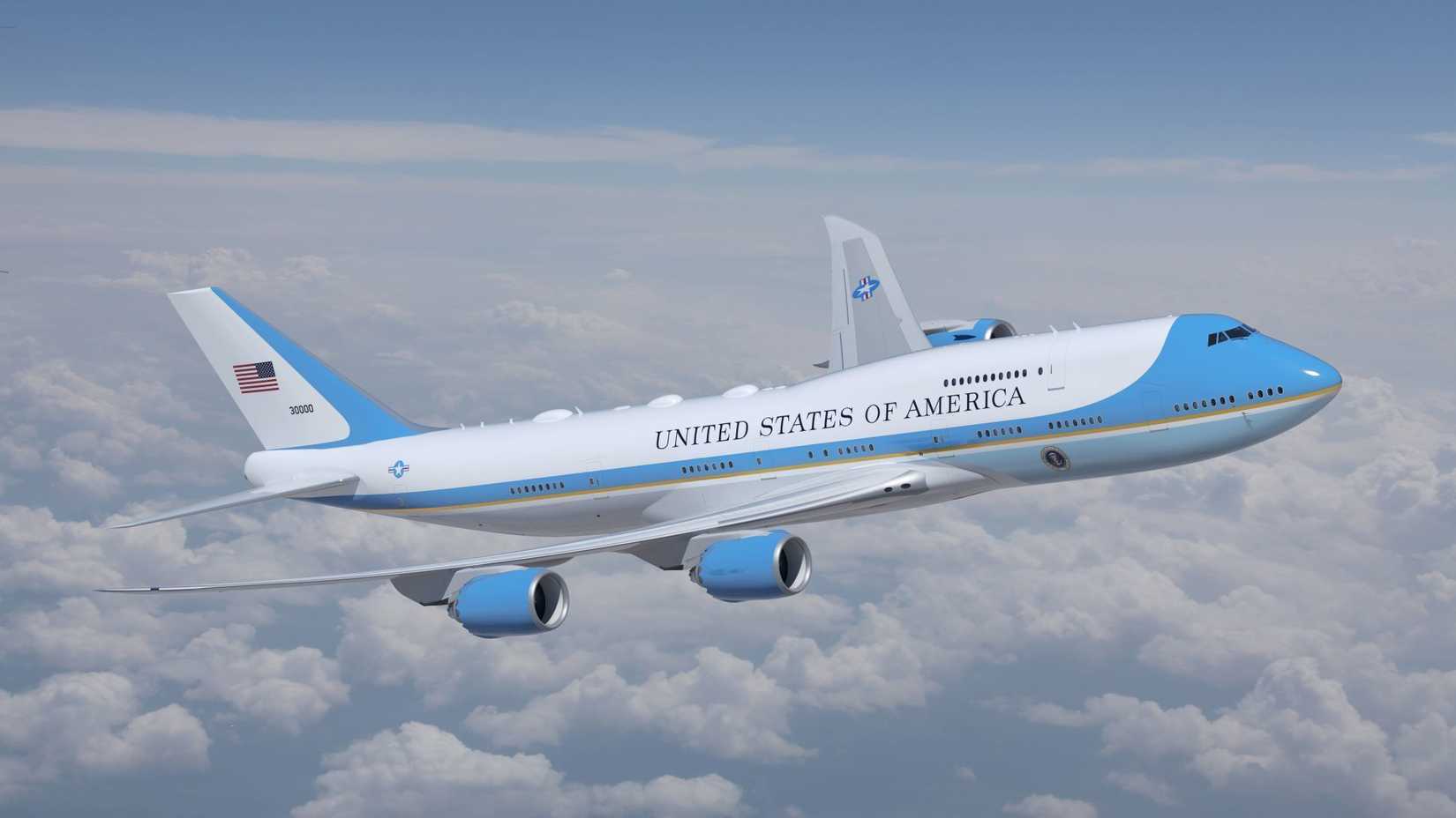 The President of the United States selected the livery design for the Next Air Force One, VC-25B.