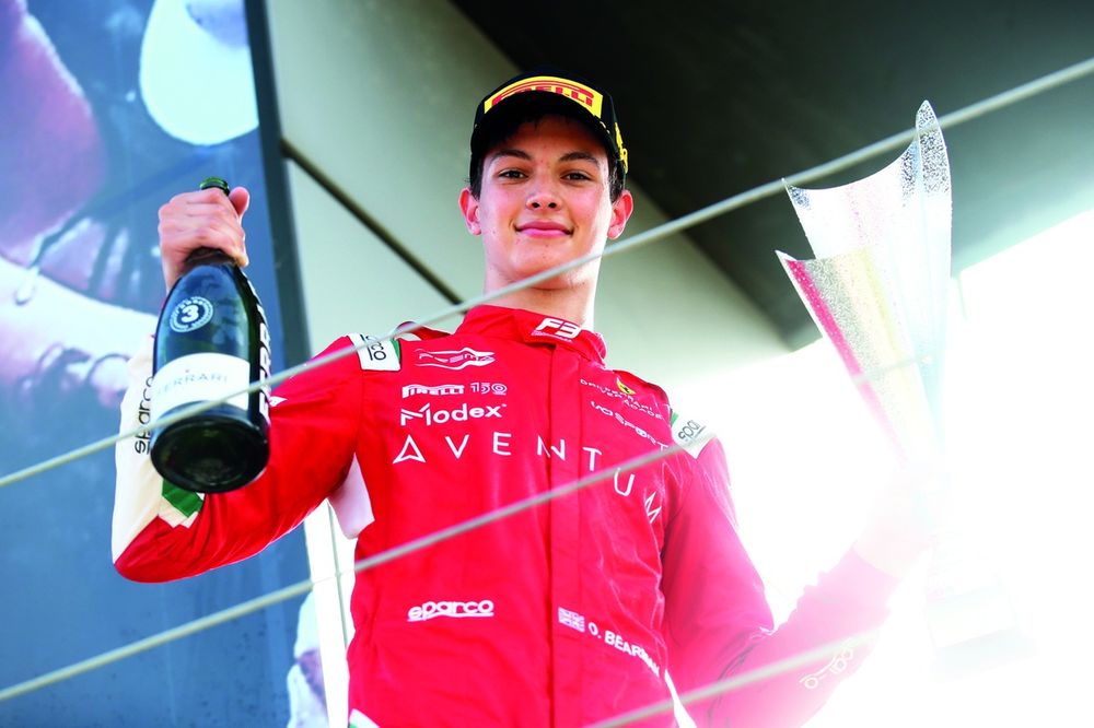 Bearman impressed during his time in F1's feeder series