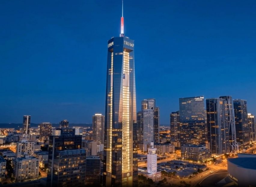 Trump presidential library skyscraper