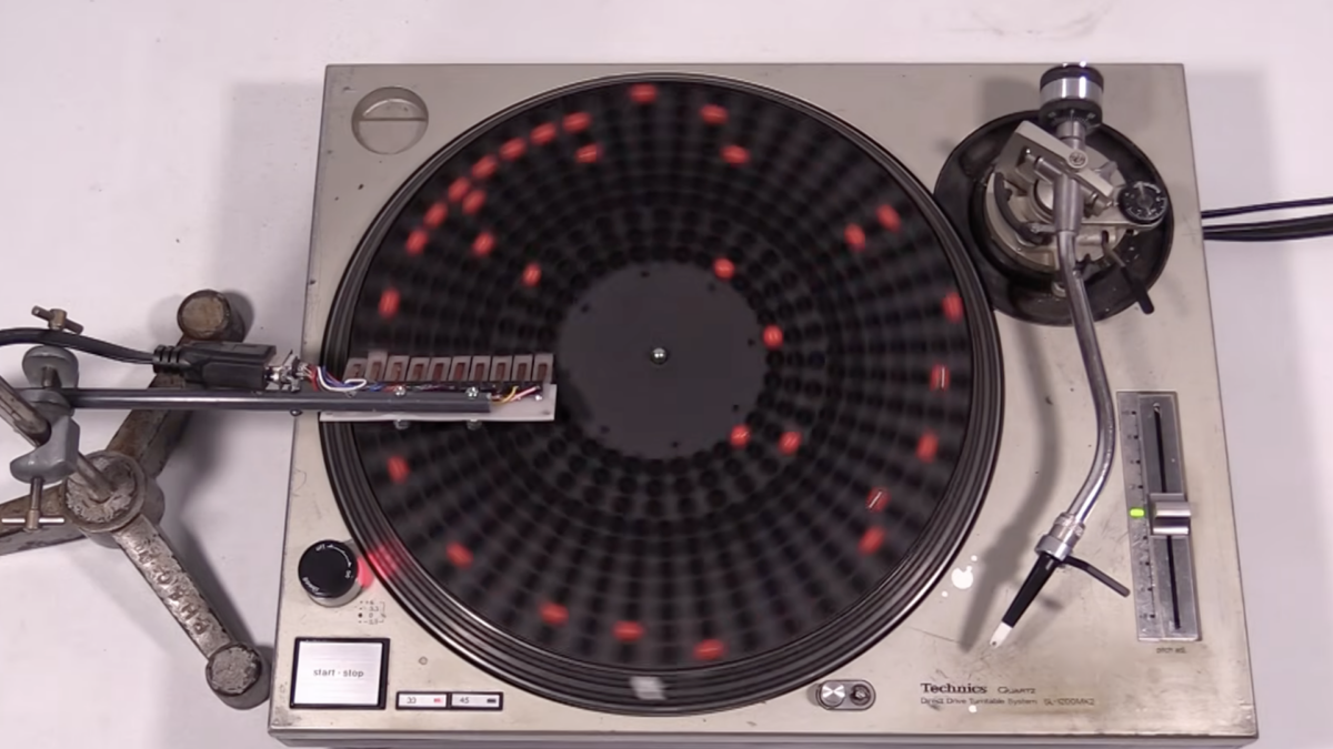 PhD Student Uses Turntable to Create the Most Impractical Drum Machine Ever