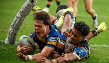 NRL 2026, Eels, Apa Twidle, two-try debut, Paul Brown