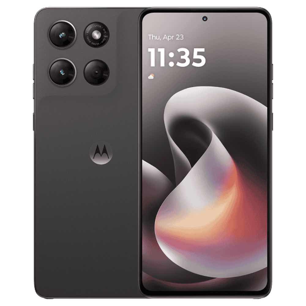 The Moto G Stylus 2026 in a white press render.