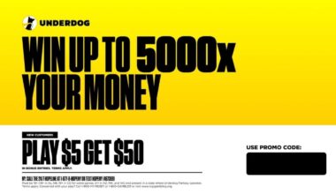 Underdog promo code CBSSPORTS2: Play $5, get $50 offer for MLB, NBA, NHL and more