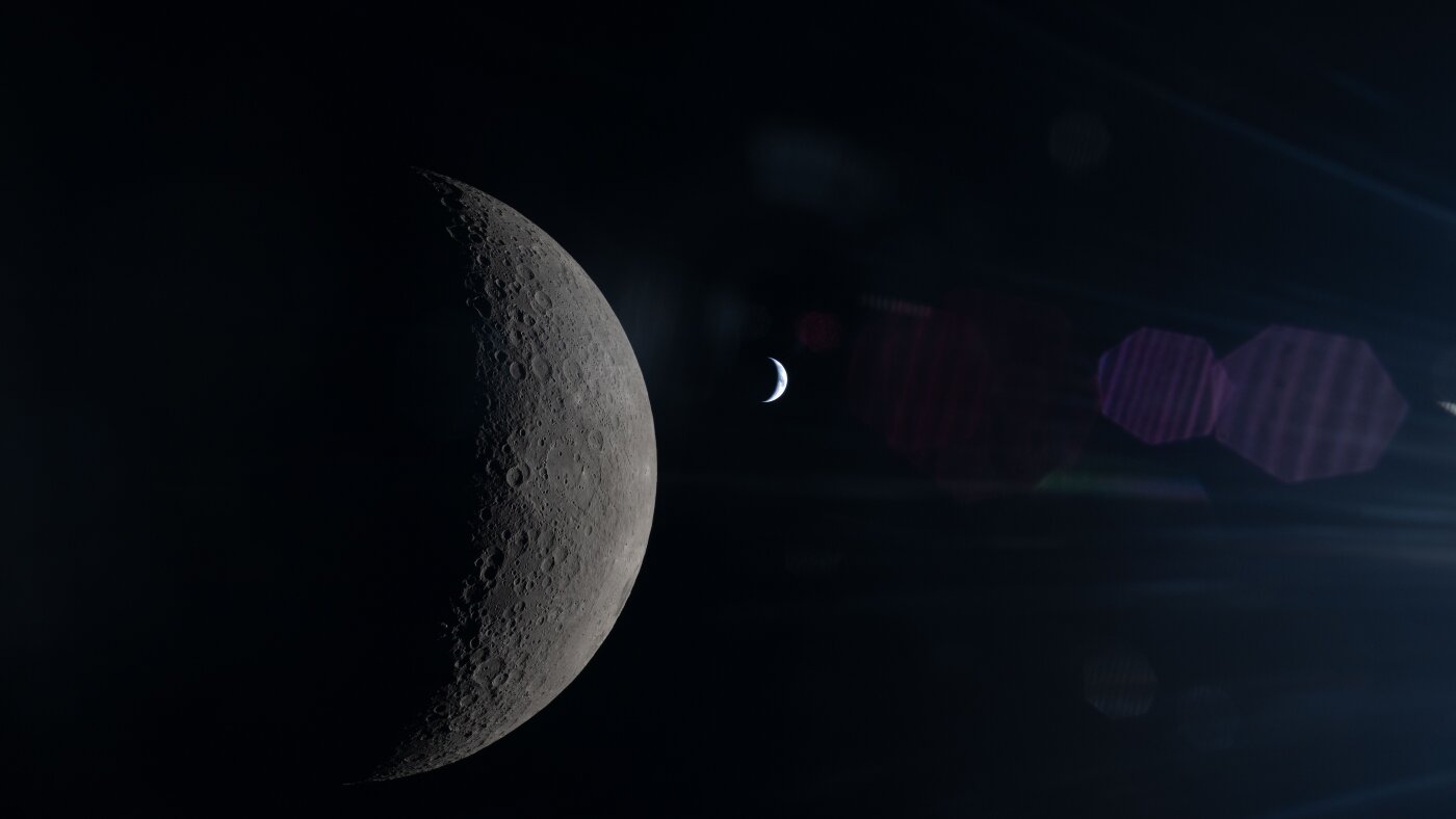 The collision in space that made our moon : Short Wave : NPR
