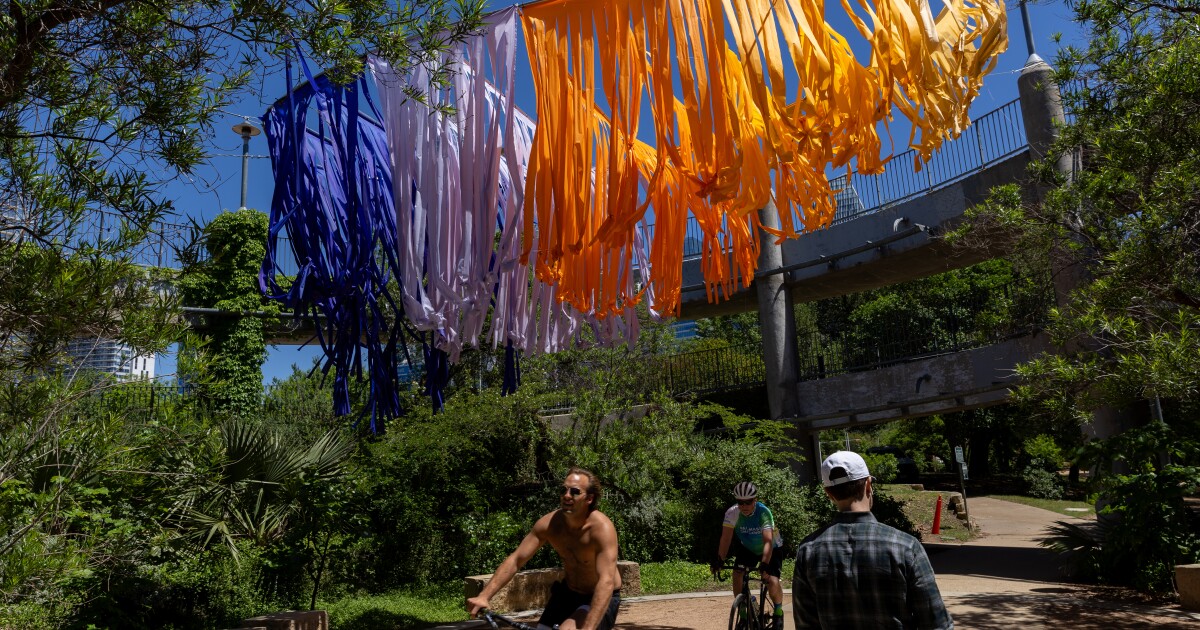 Artists weave nature into works installed along Austin trail