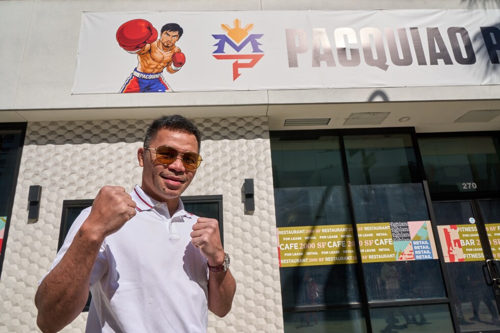 Manny Pacquiao buys Floyd Mayweather's old gym amid rematch drama