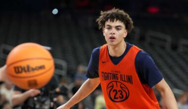 North Carolina's Caleb Wilson, Illinois Keaton Wagler declare for NBA draft