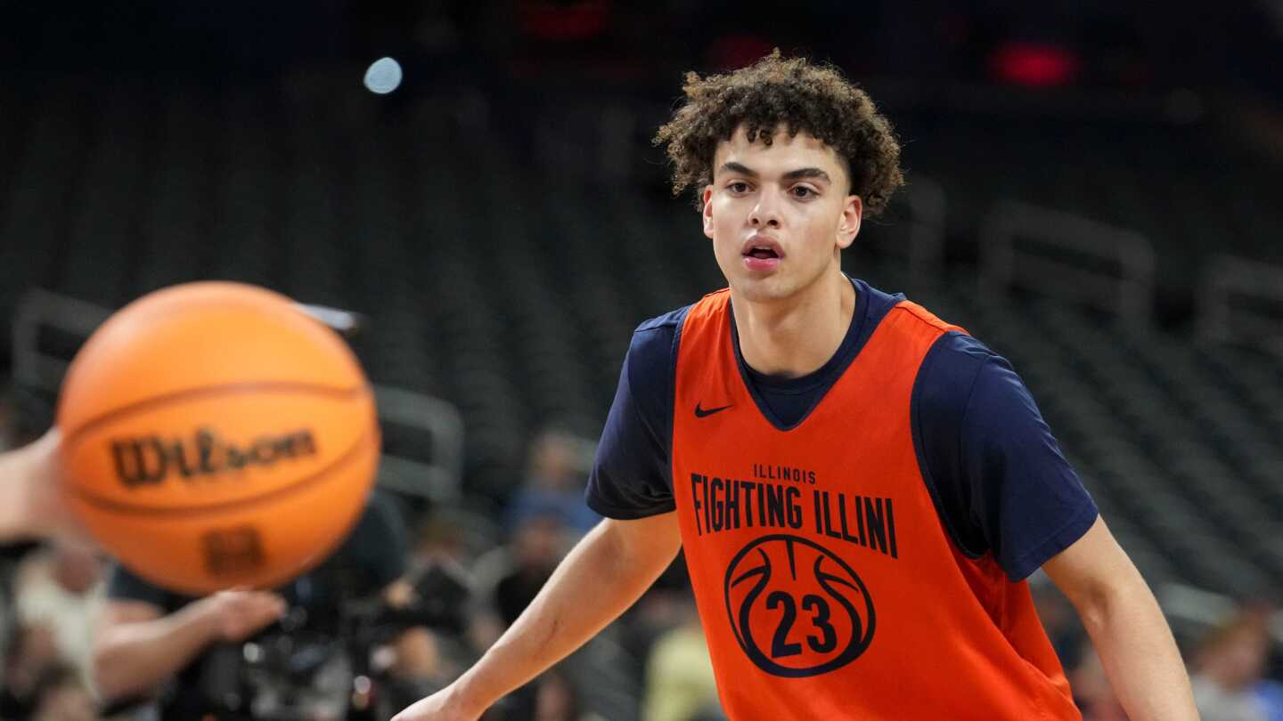North Carolina's Caleb Wilson, Illinois Keaton Wagler declare for NBA draft