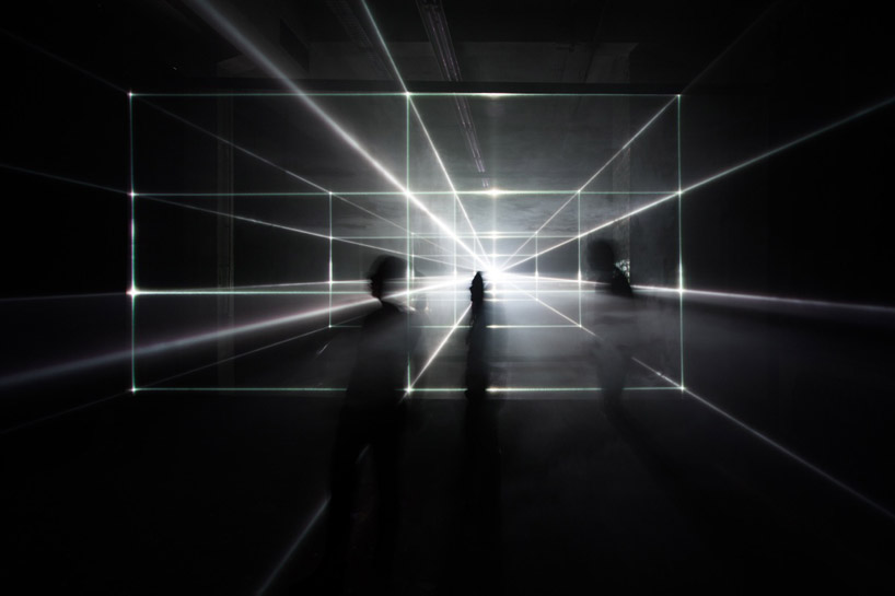 lasers in perspective: vanishing point by united visual artists Olympus Perspective Playground