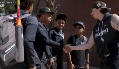 White Sox ACE 13-and-under players take field with pros during spring training