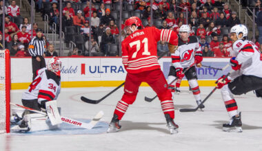 Red Wings eliminated from playoff race with loss to Devils