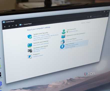 Windows 11's control panel 