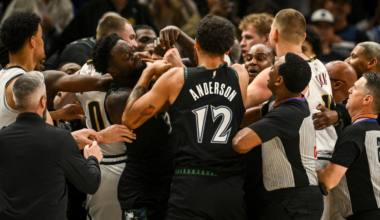NBA investigating Nuggets, Timberwolves scuffle sparked by Nikola Jokić, per report