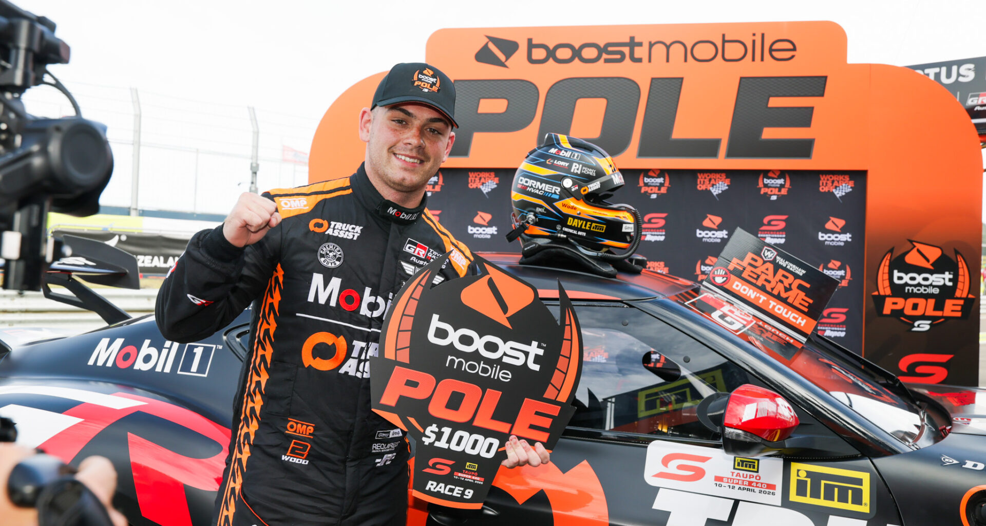 Wood claims Toyota's first Supercars pole in Taupō - Supercars