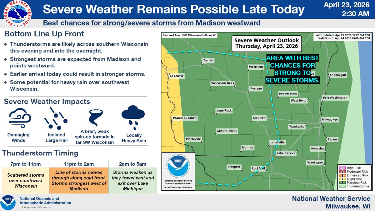 Severe Weather Possible Later Today