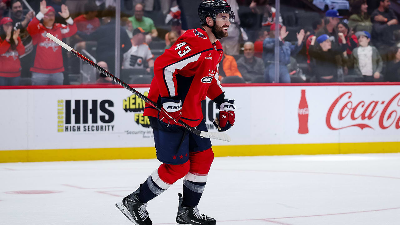 Tom Wilson with a Goal vs. Philadelphia Flyers