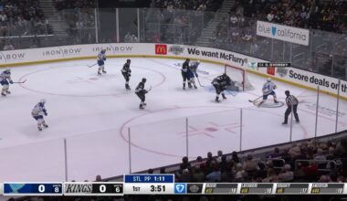STL@LAK: Forsberg with a great save against Pavel Buchnevich
