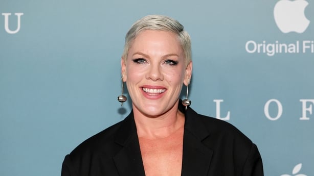 NEW YORK, NEW YORK - SEPTEMBER 17: P!NK attends Apple's "All of You" New York premiere at The Whitby Hotel on September 17, 2025 in New York City. (Photo by Dia Dipasupil/Getty Images)