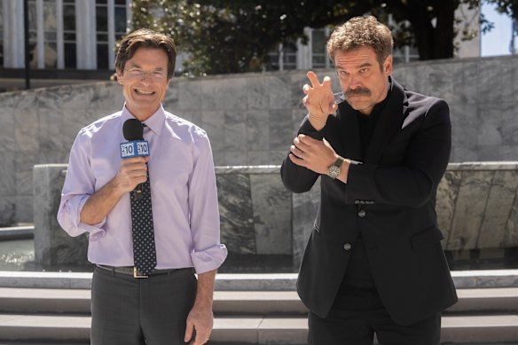 Jason Bateman and David Harbour star in DTF St Louis. 