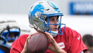Lions Key Offseason Dates to Remember: OTAs, Mandatory Veteran Minicamp