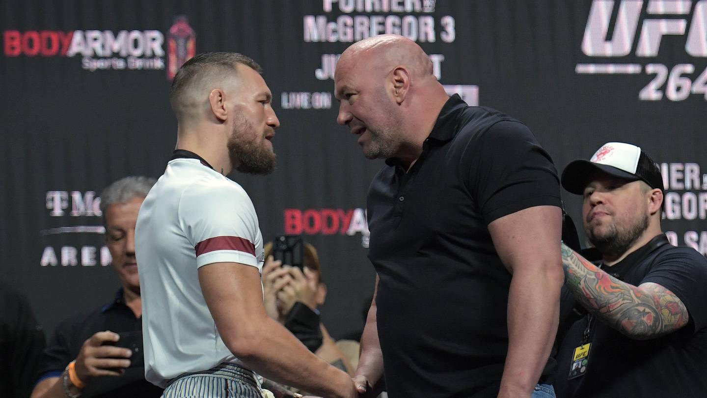 Irate Dana White Pushes Back on Conor McGregor-Max Holloway UFC Booking vs. MVP Card