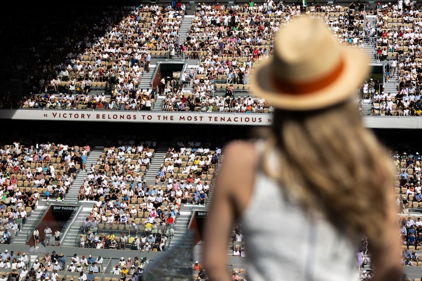 A general view of Roland Garros