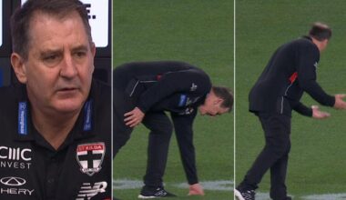 AFL 2026: Ross Lyon takes aim at Marvel Stadium surface after Hawthorn vs St Kildam press conference, video, latest news