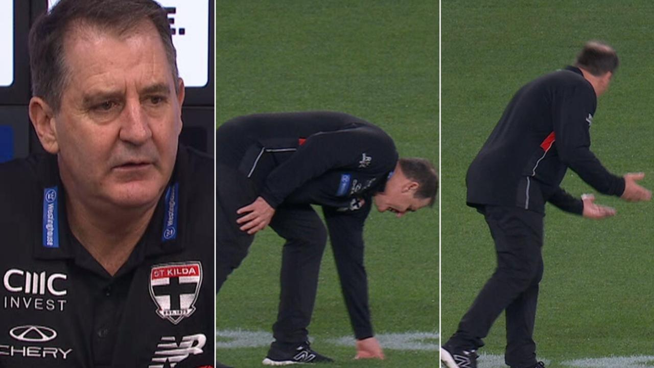 AFL 2026: Ross Lyon takes aim at Marvel Stadium surface after Hawthorn vs St Kildam press conference, video, latest news