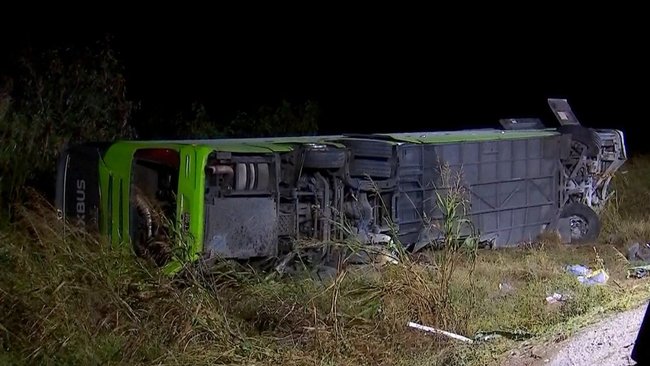 One woman died in the bus crash at Gumlu while the other 28 people on board were injured.